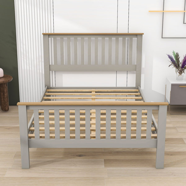 Red Barrel Studio® Full Size Wood Platform Bed with Headboard